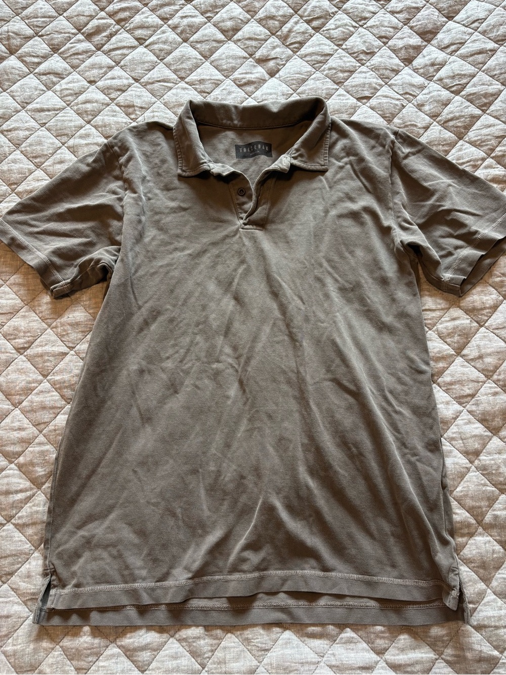 Vollebak Men's Grey Polo Shirt — Short Sleeve